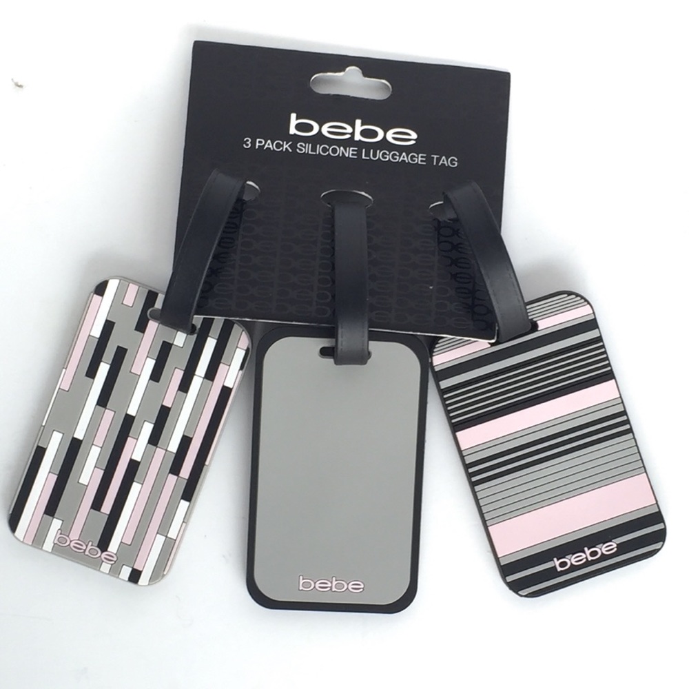 Bebe silicone luggage tags